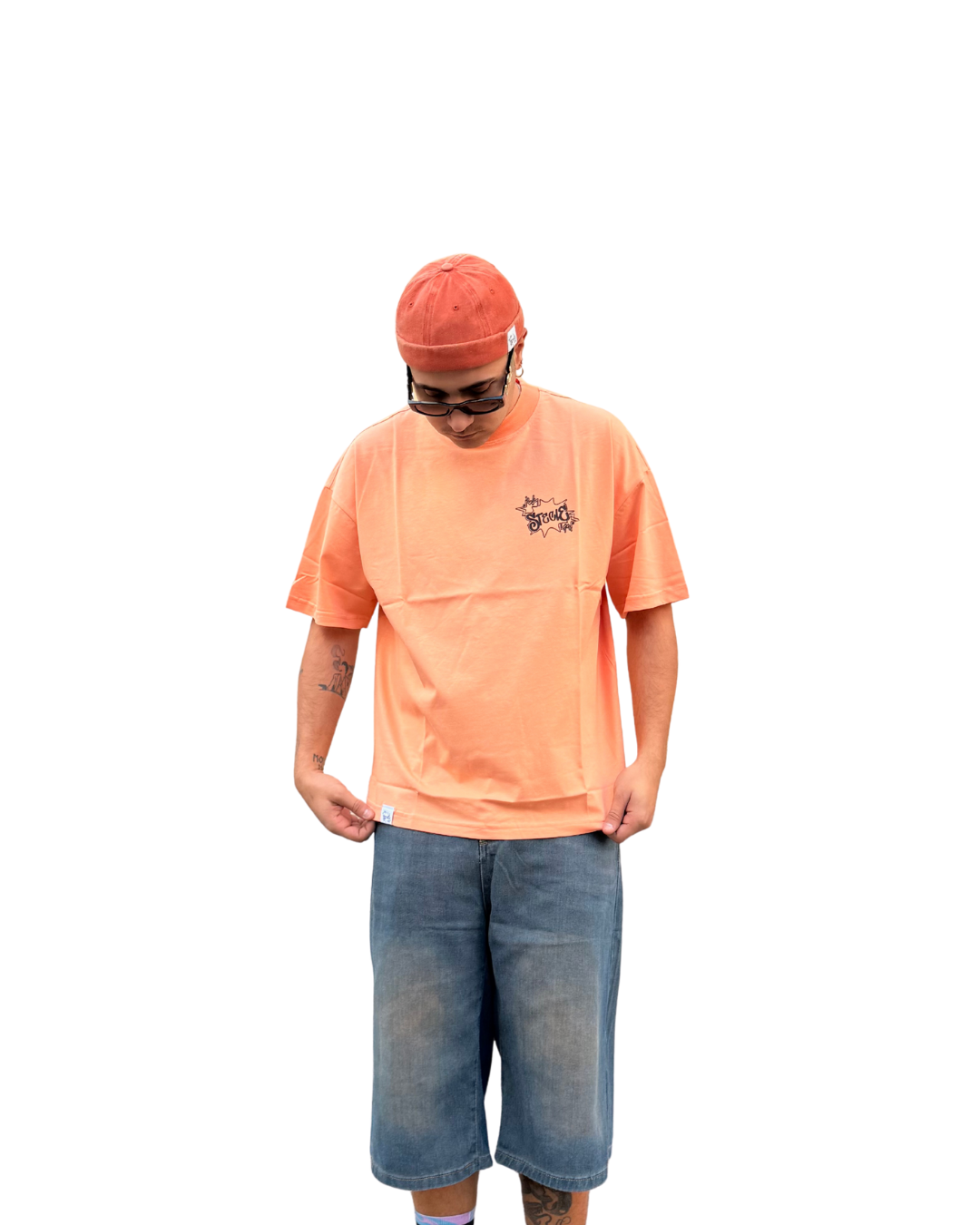 Stegle T-shirt Regular Fit Orange