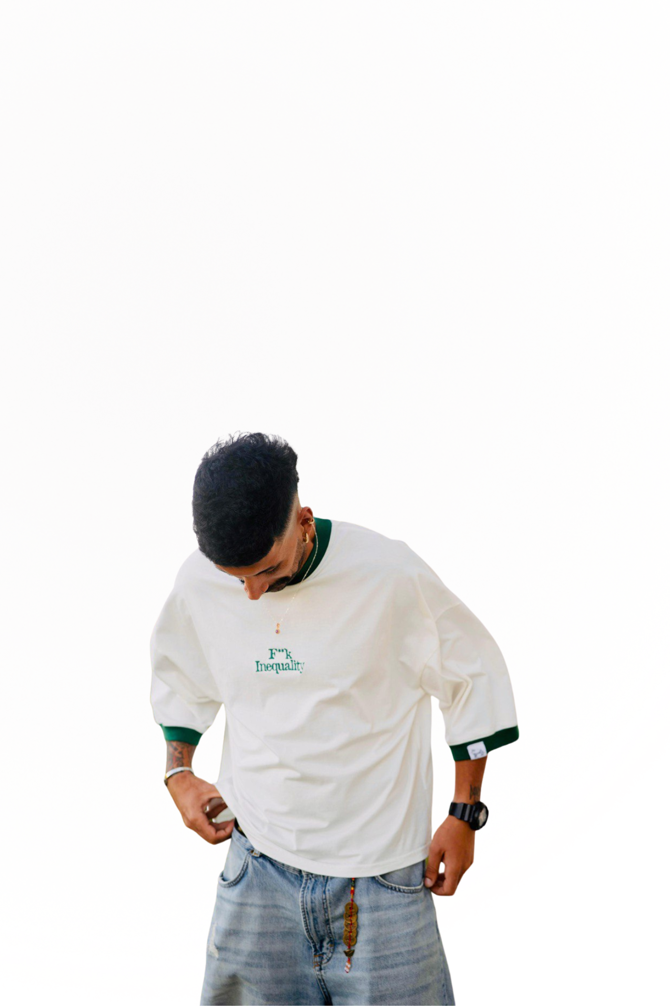 Stegle F**k Inequality T-Shirt for Man White