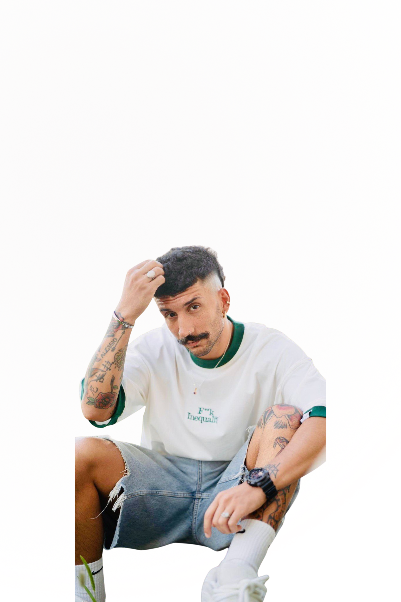 Stegle F**k Inequality T-Shirt for Man White