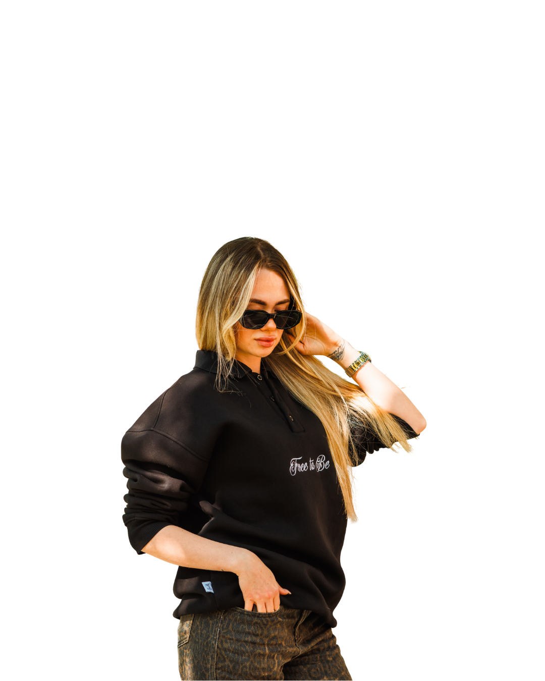 Stegle Hoodie 'Free To be' Black