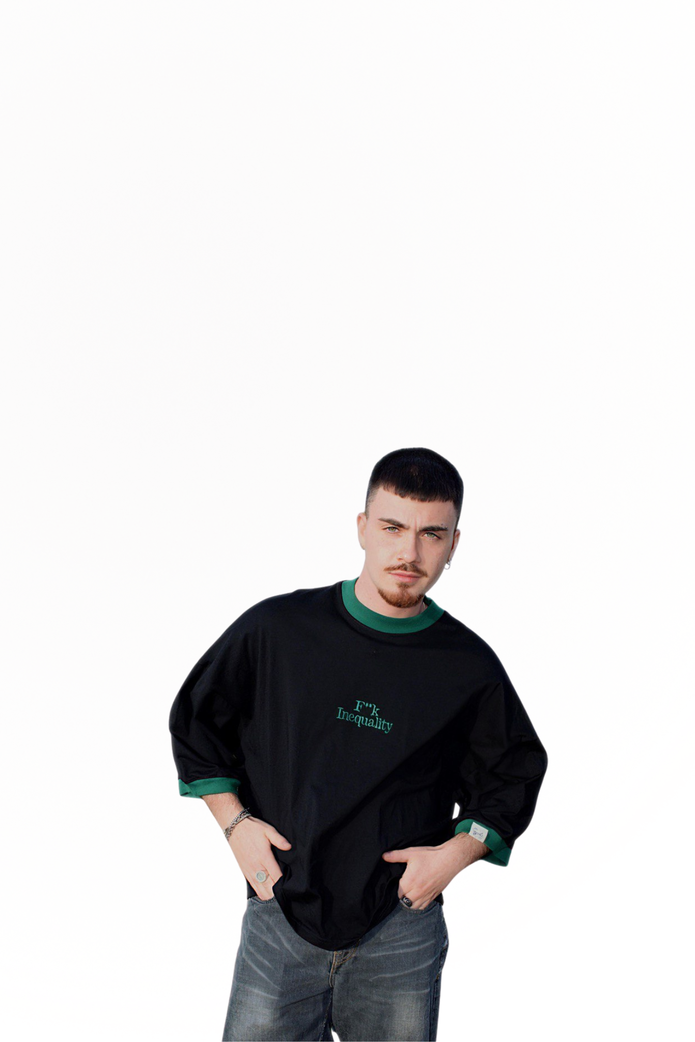 Stegle F**k Inequality T-Shirt for Man Black