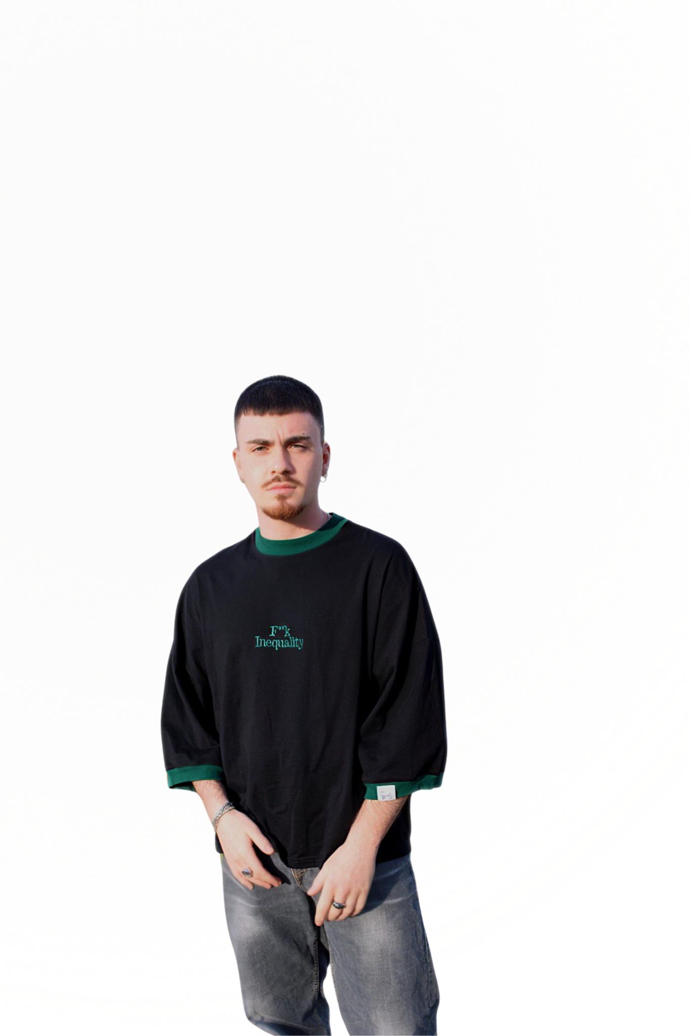 Stegle F**k Inequality T-Shirt for Man Black