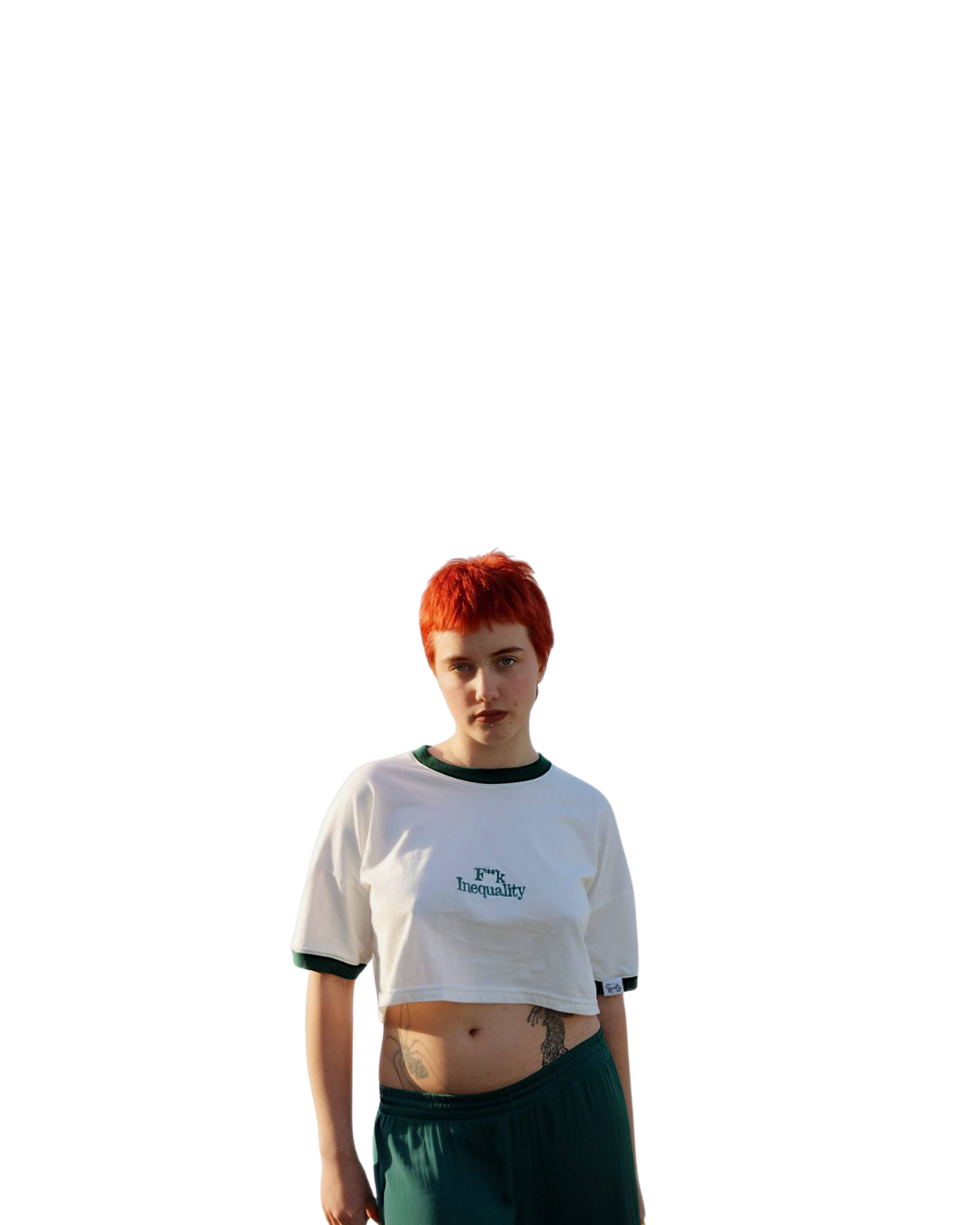 Stegle F**k Inequality T-shirt for Woman White