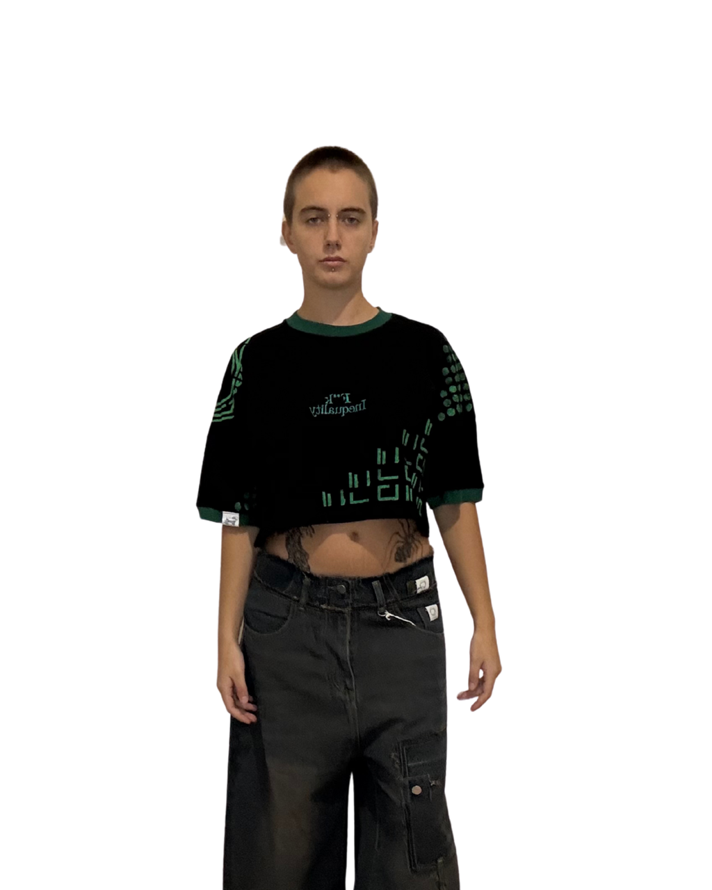 Stegle T-shirt HandPaint Black