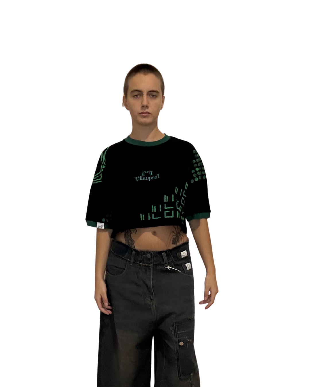Stegle T-shirt HandPaint Black