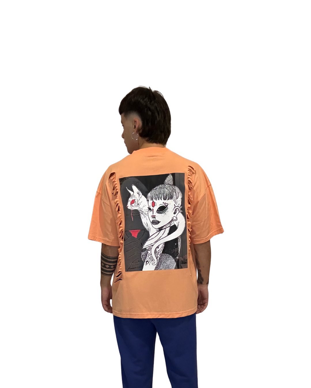 Stegle T-shirt RawCut Orange