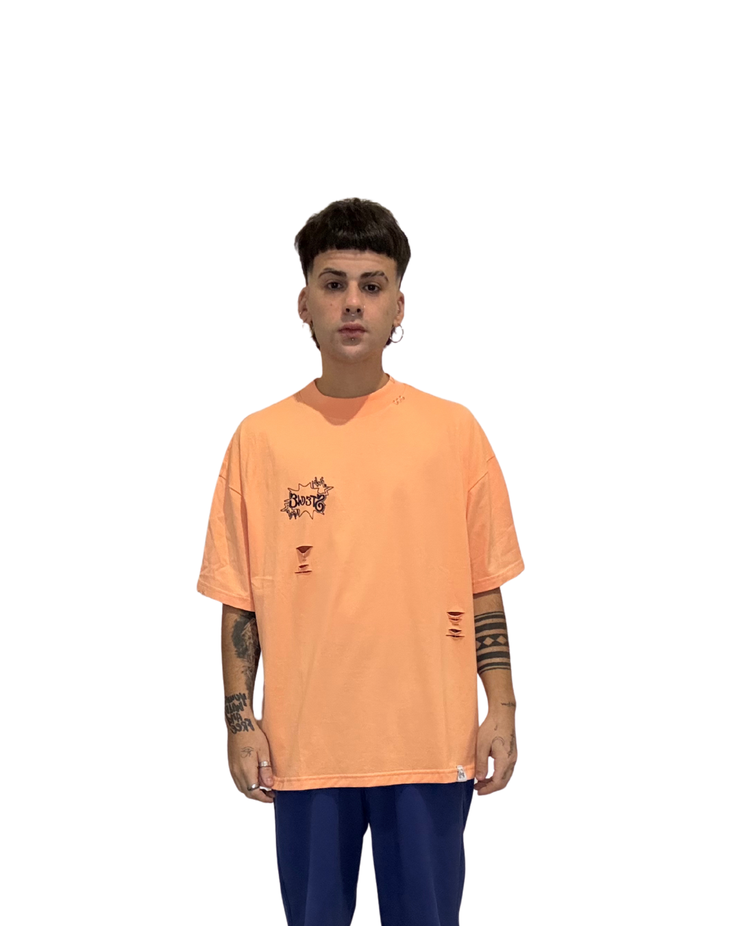 Stegle T-shirt RawCut Orange