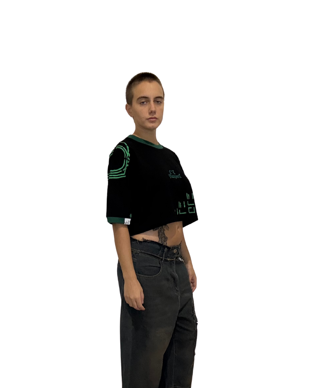 Stegle T-shirt HandPaint Black