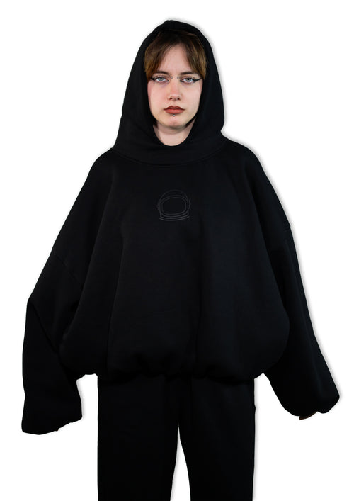 Stegle Ballon Hoodie Black