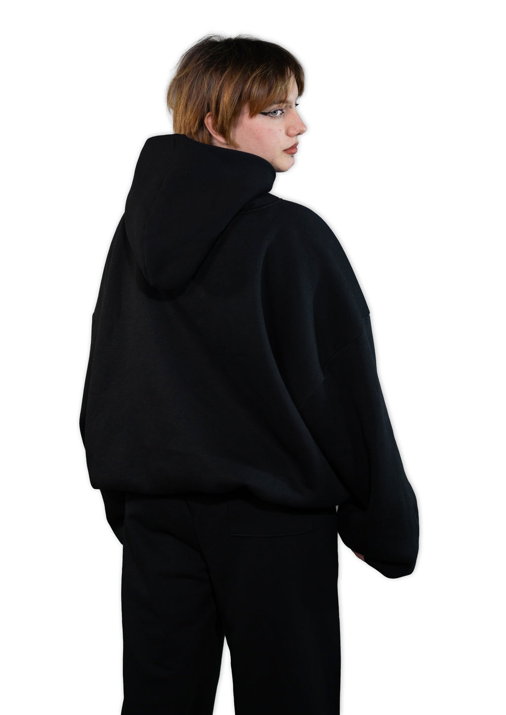 Stegle Ballon Hoodie Black