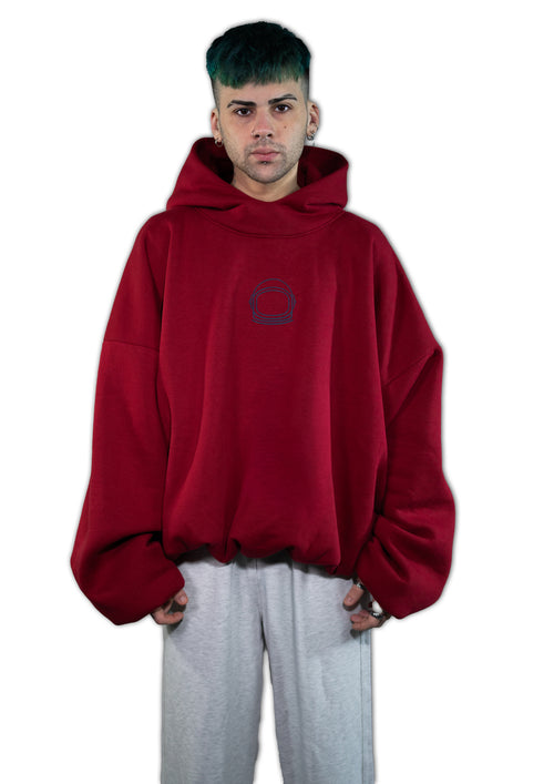 Stegle Ballon Hoodie Garnet