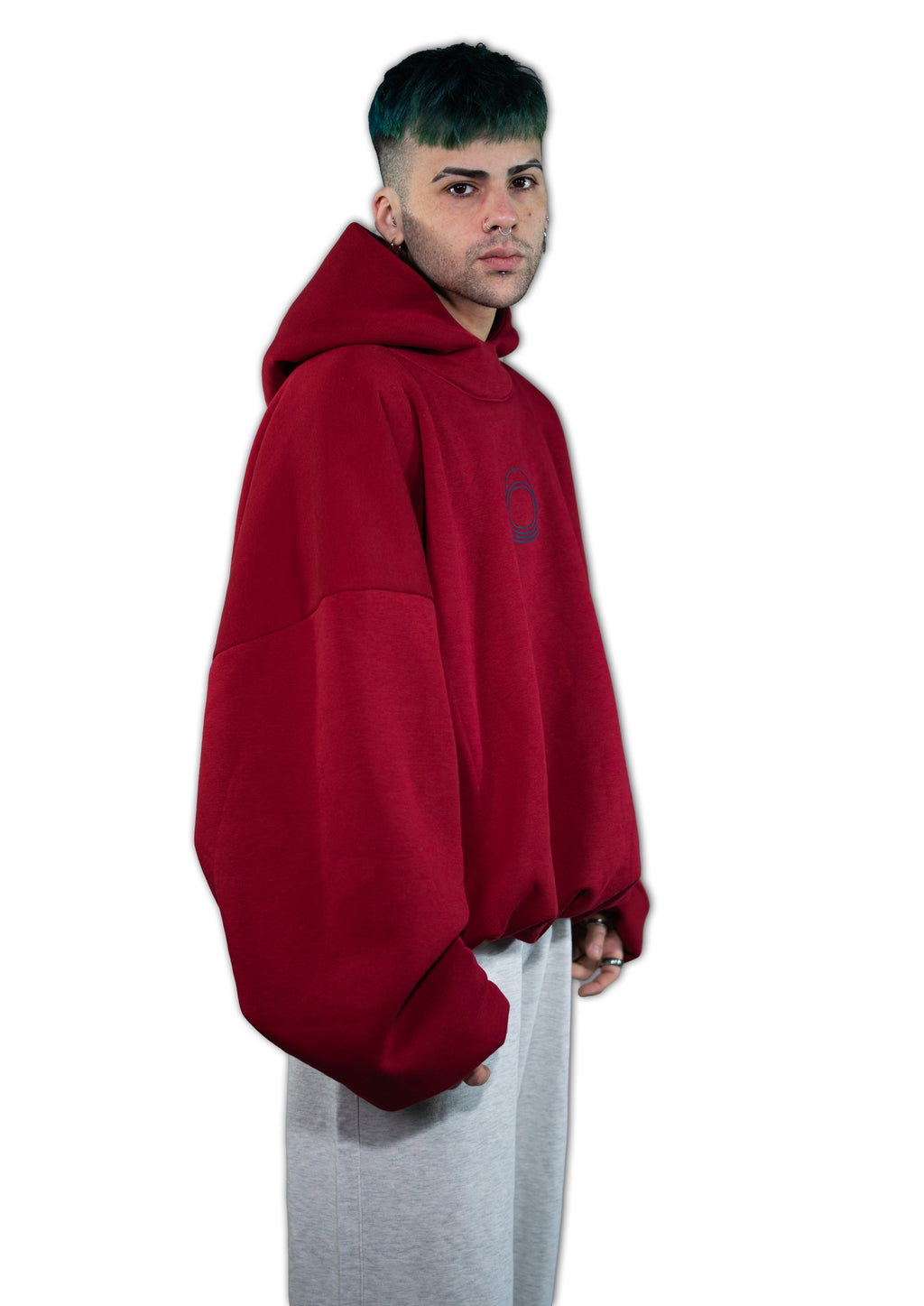 Stegle Ballon Hoodie Garnet