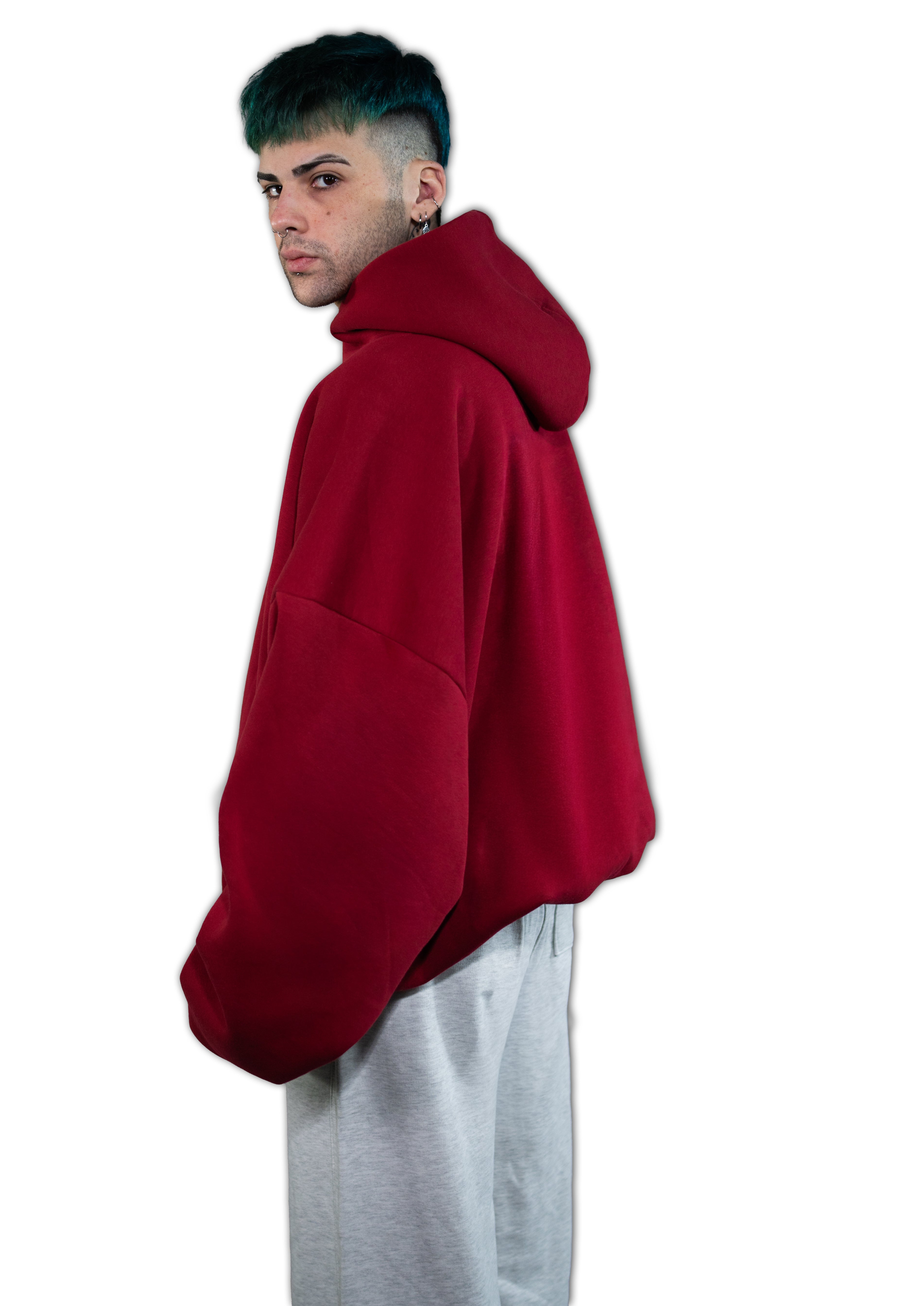 Stegle Ballon Hoodie Garnet