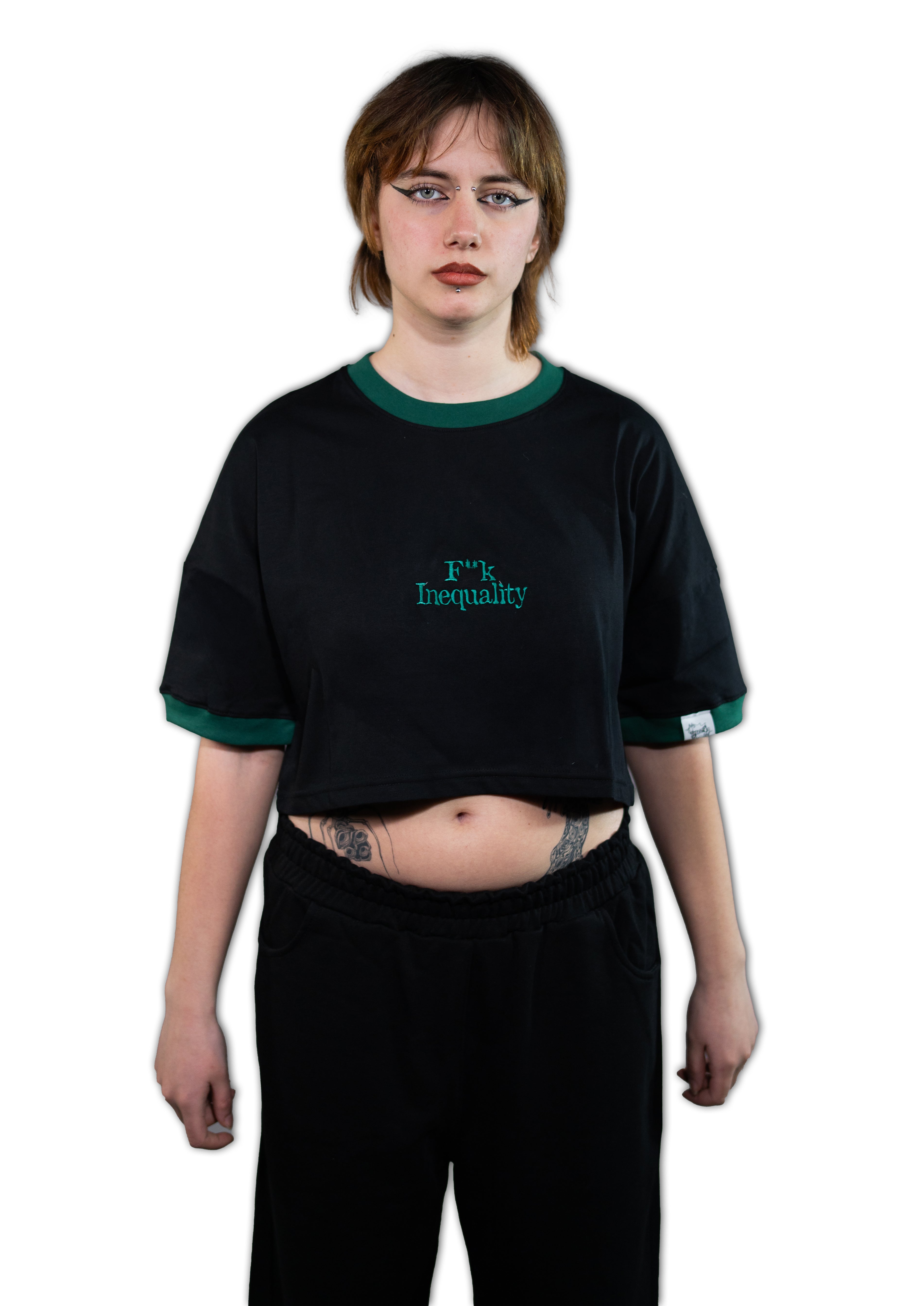 Stegle F**k Inequality T-shirt for Woman Black