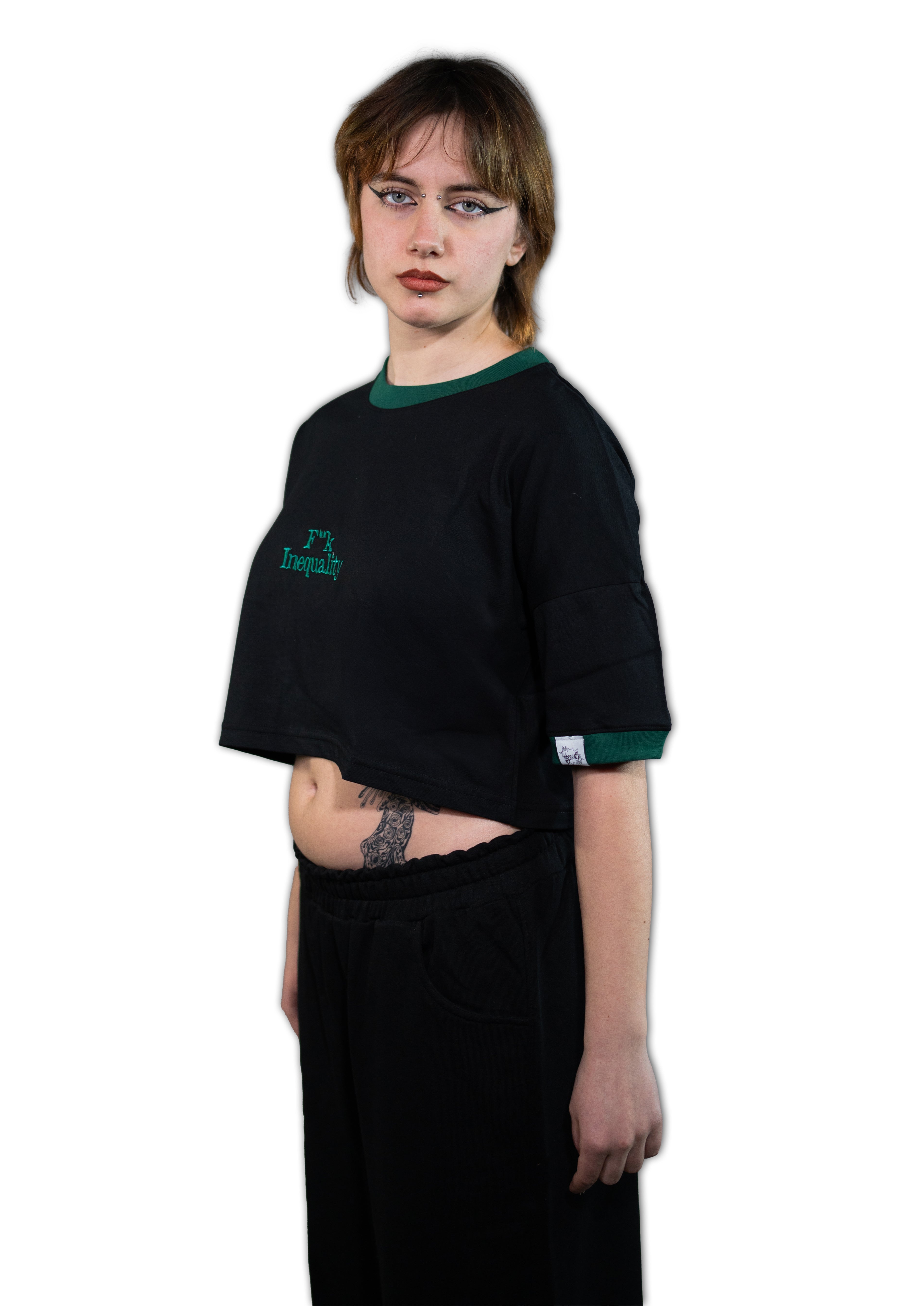 Stegle F**k Inequality T-shirt for Woman Black