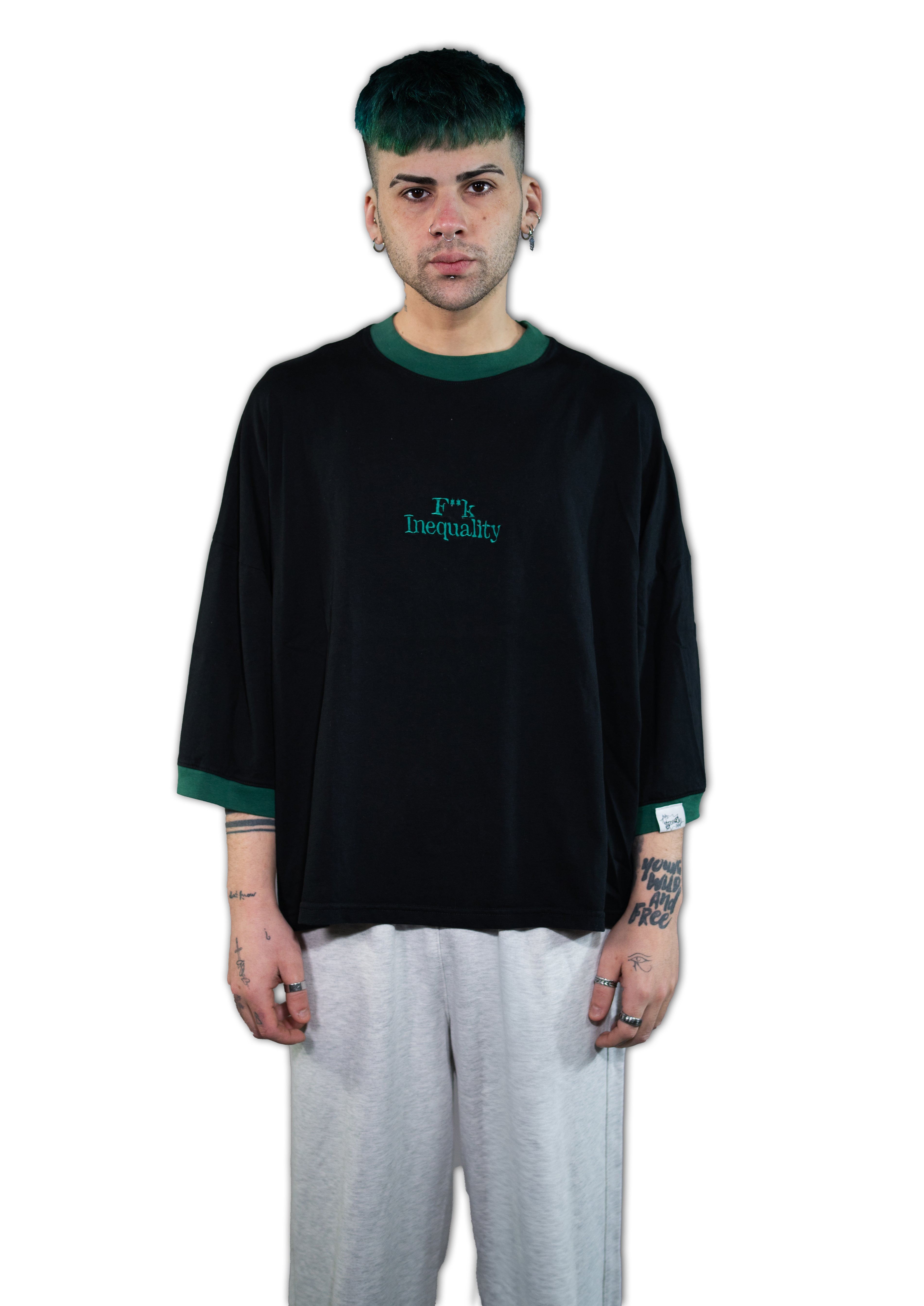 Stegle F**k Inequality T-Shirt for Man Black