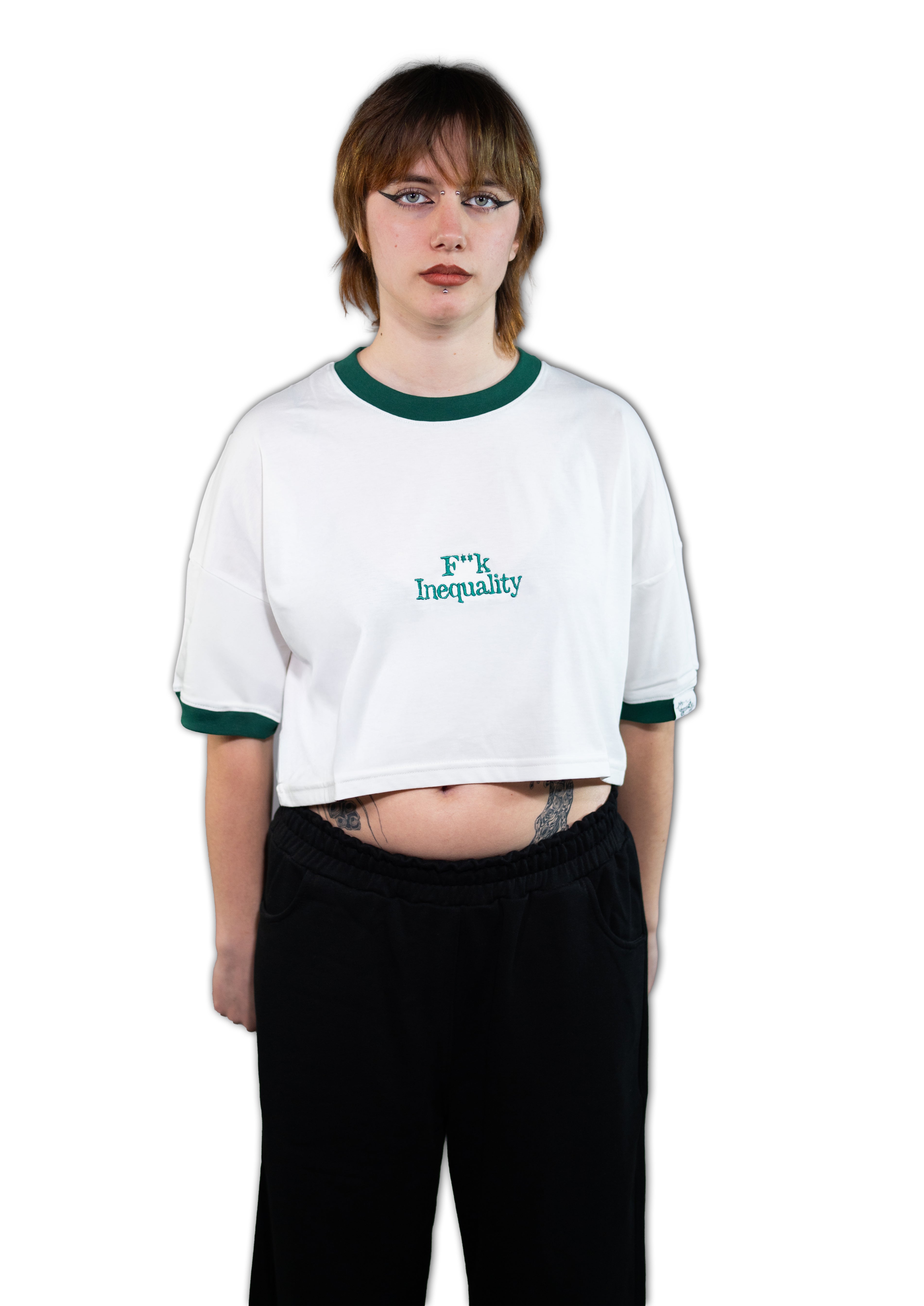 Stegle F**k Inequality T-shirt for Woman White