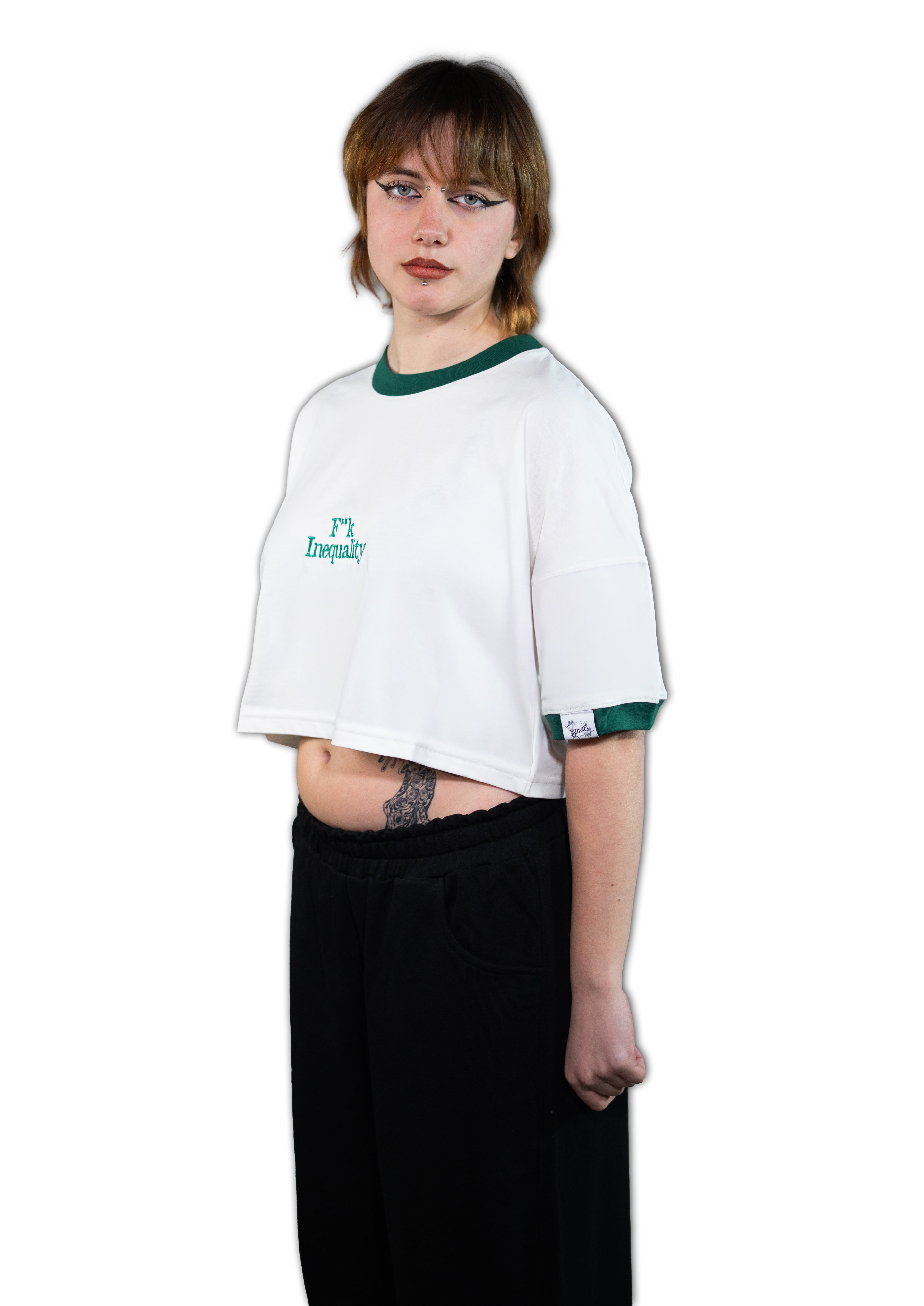 Stegle F**k Inequality T-shirt for Woman White