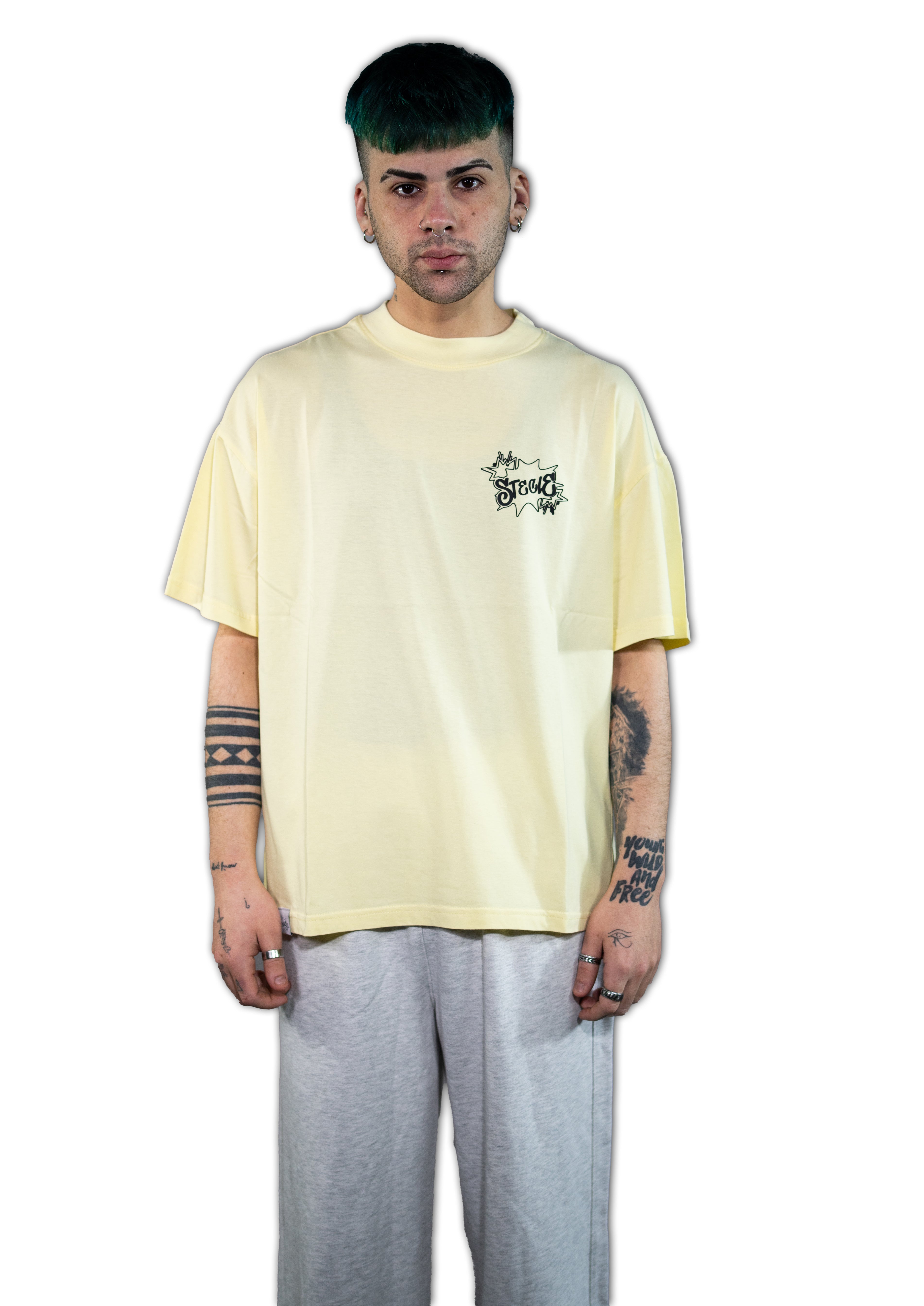 Stegle T-shirt Regular Fit Yellow