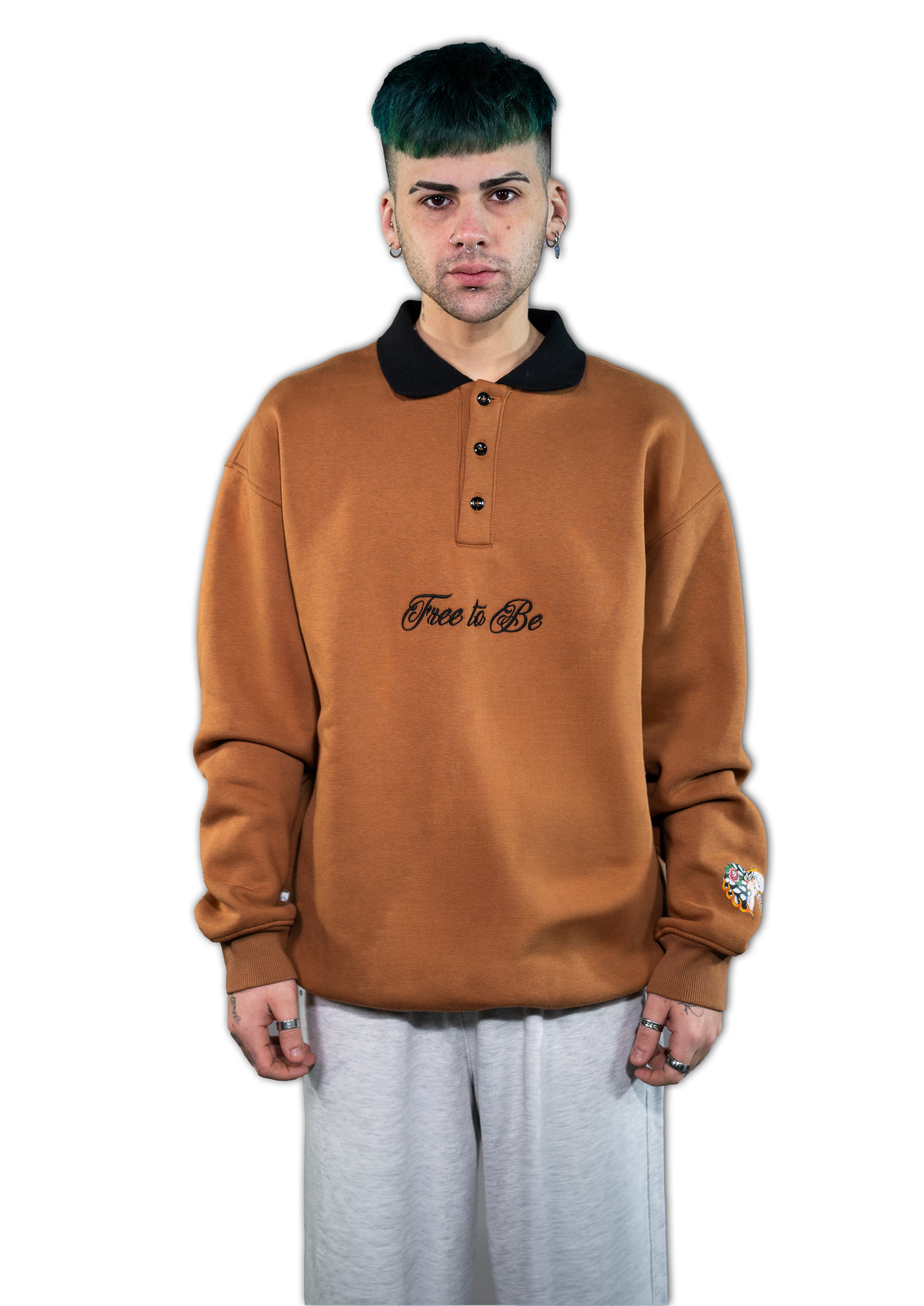Stegle Hoodie 'Free To be' Brown