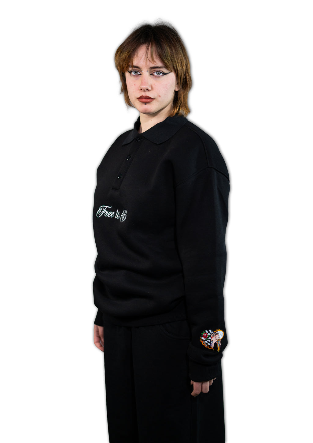 Stegle Hoodie 'Free To be' Black