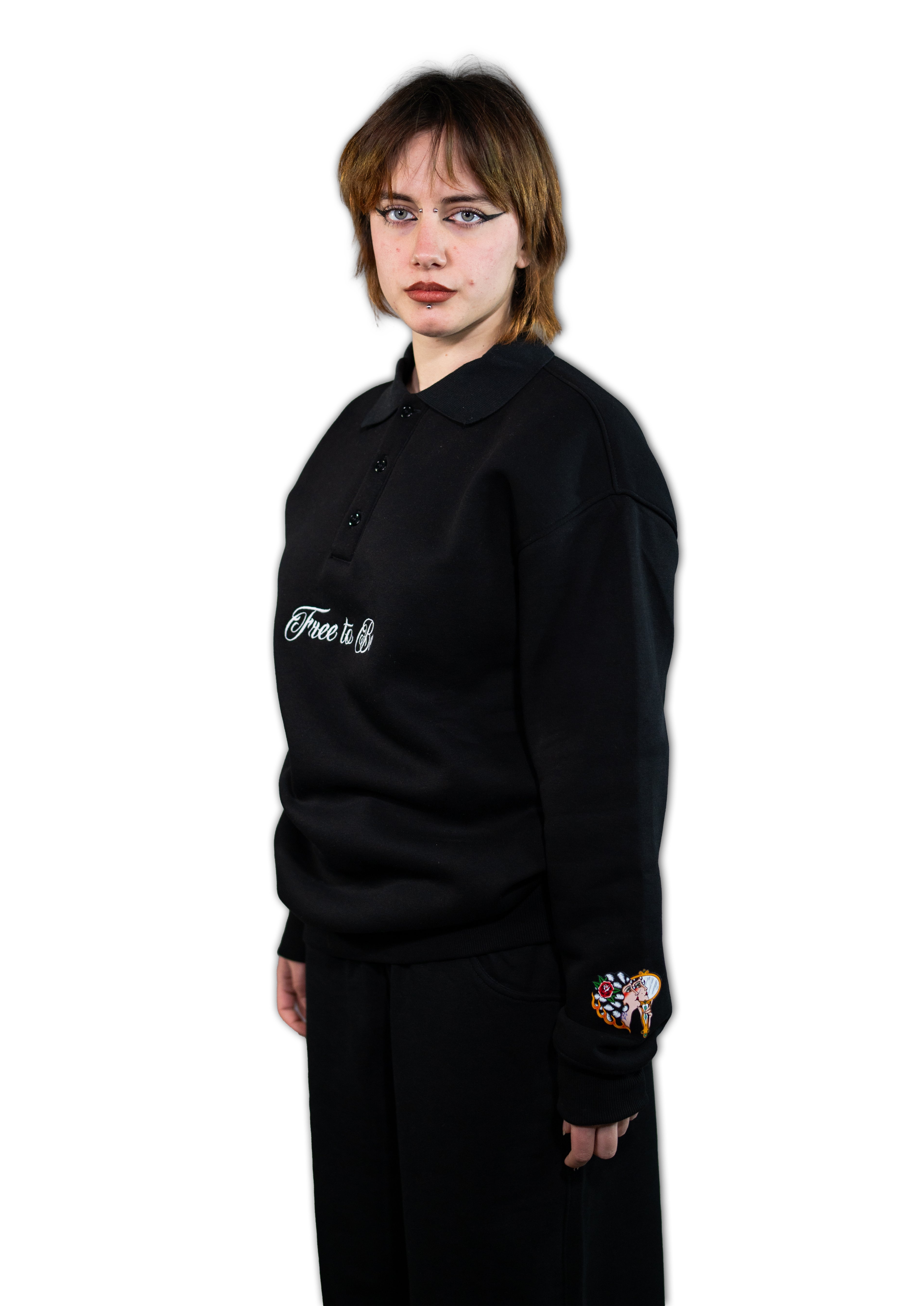 Stegle Hoodie 'Free To be' Black