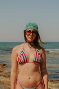 Stegle SuperStar Crochet Azzurro/Rosso - pezzo sopra-