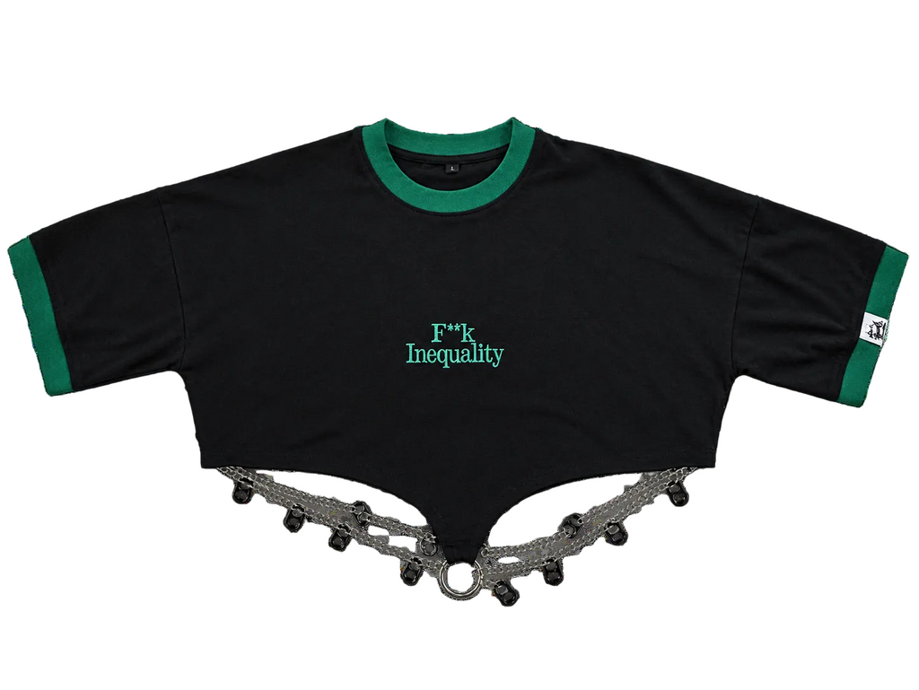 Stegle Chains Crop Black