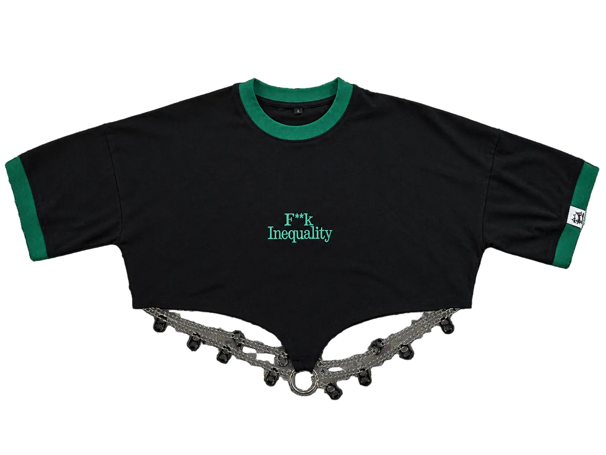 Stegle Chains Crop Black