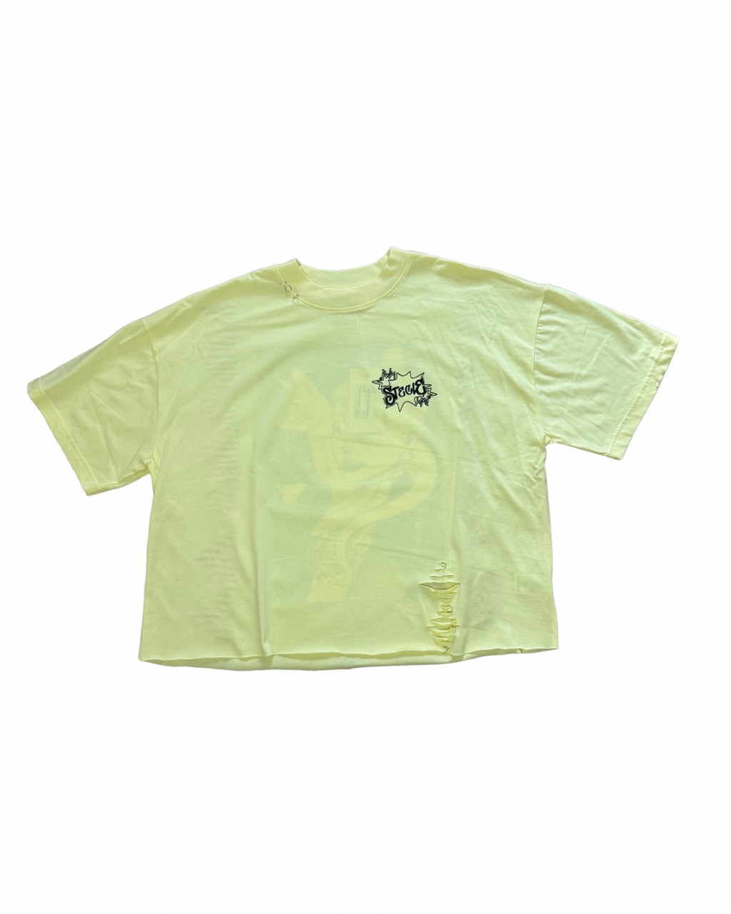 Stegle T-shirt RawCut Yellow