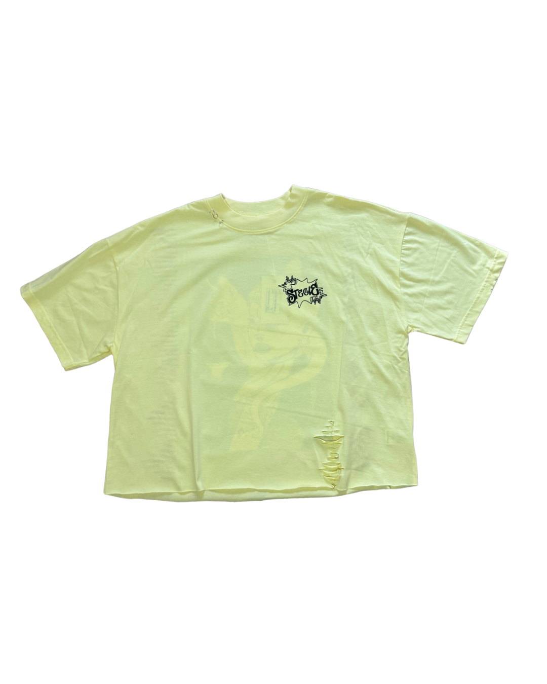 Stegle T-shirt RawCut Yellow