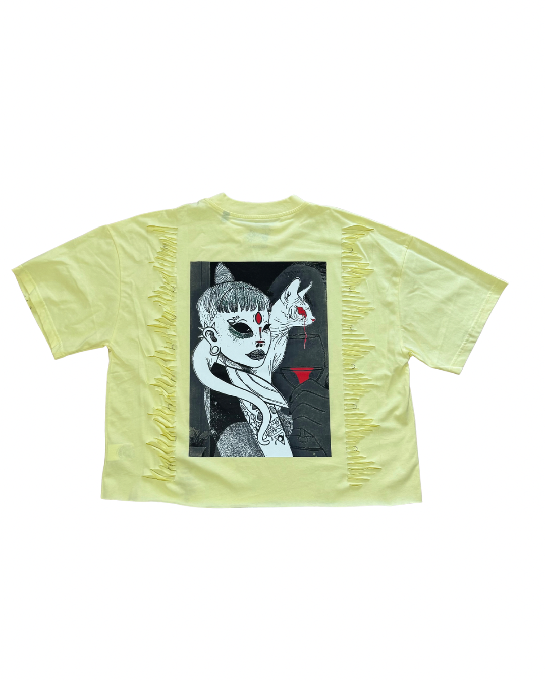 Stegle T-shirt RawCut Yellow