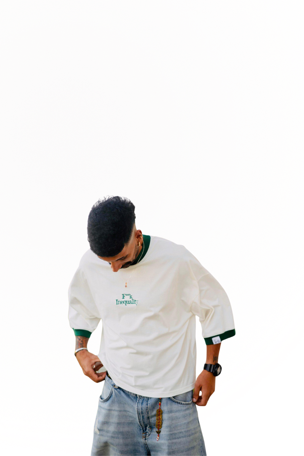 Stegle F**k Inequality T-Shirt for Man White