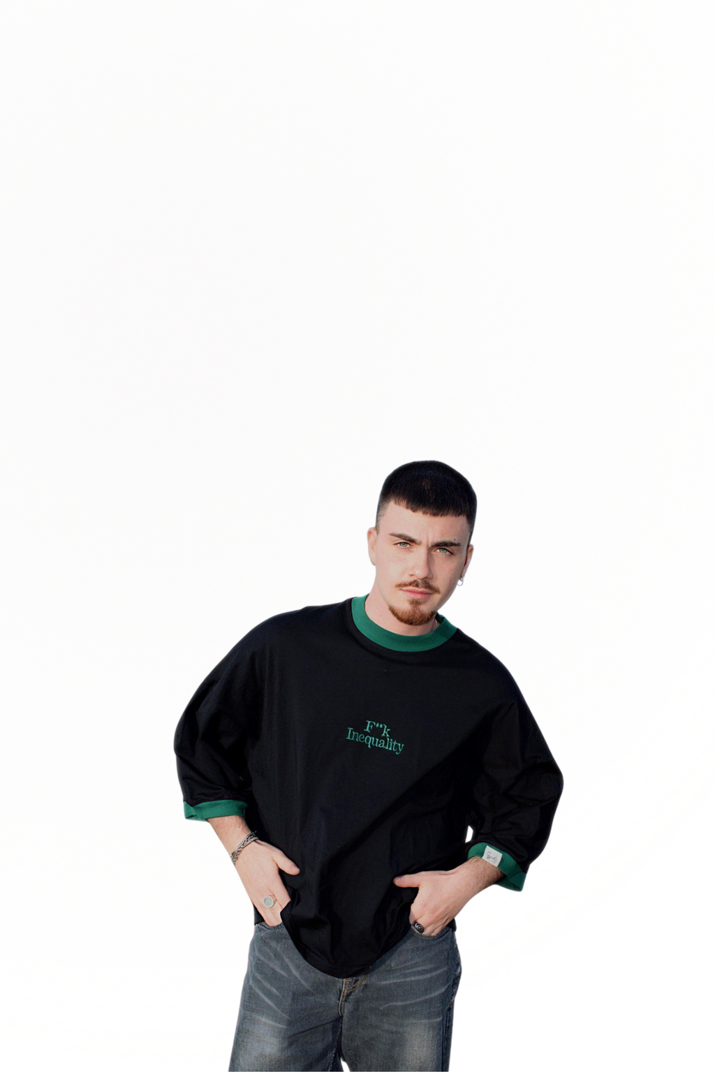 Stegle F**k Inequality T-Shirt for Man Black