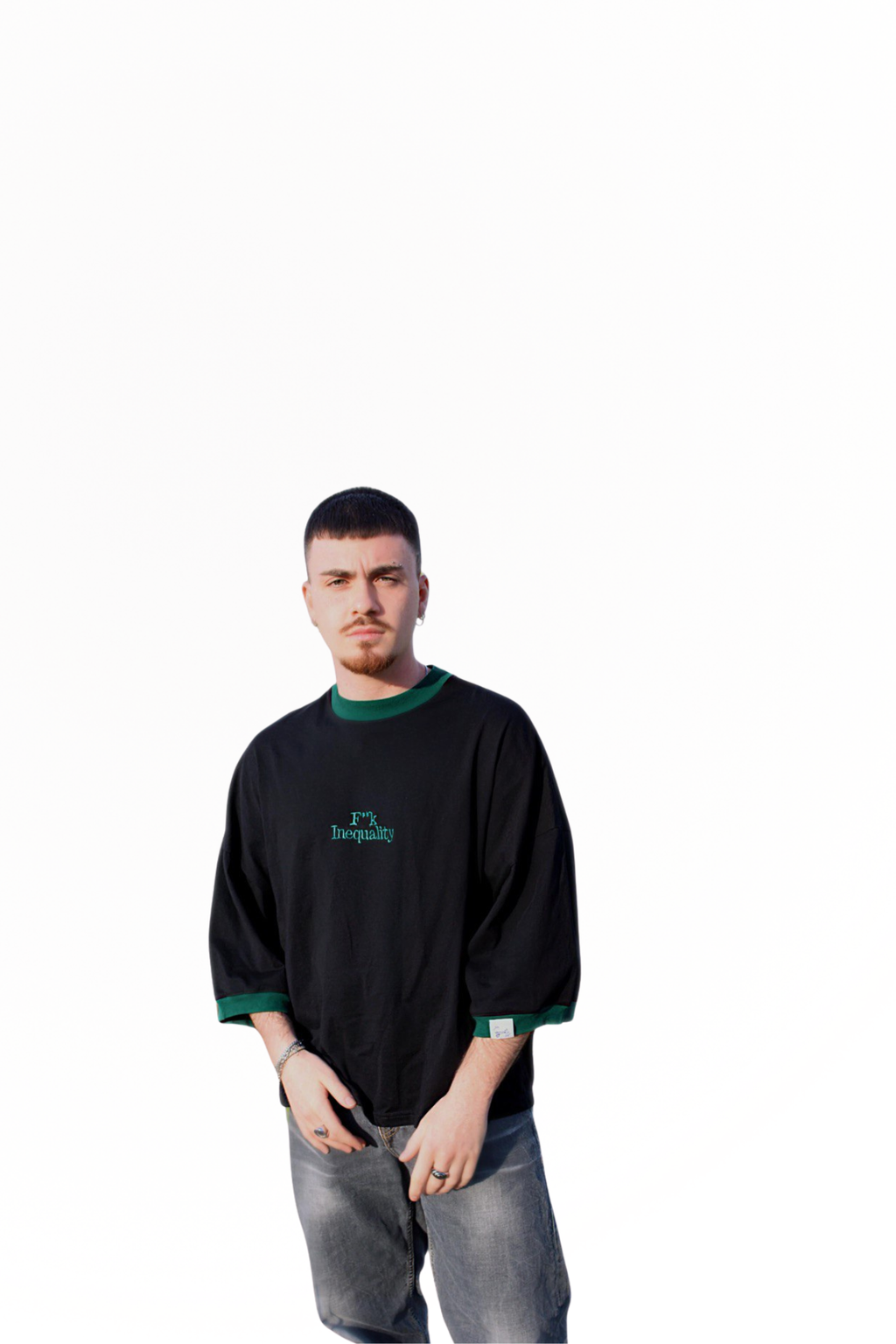 Stegle F**k Inequality T-Shirt for Man Black